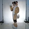 husky hond vos mascotte kostuum stripfiguur volwassen grootte hoge kwaliteit