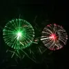 Solar Lawn Jellyfish Lamp Färgglada Fiber Optic Garden Lights Waterproof Outdoor Courtyard Landscape Decorative Light