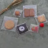 Embrulho de presente 100pcs/pacote transparente transparente auto-adesivo saco de biscoito de festas de casamento suprimentos de biscoito bolsas de doces pacote de pacote