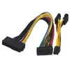 ATX 24PIN till 18PIN Dual IDE Molex till 6pin Converter Adapter Power Cable Cord för HP Z600 Workstation Server 18Awg