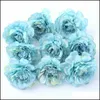 New Flower Head Mti-Layer Simation Fake Hydrangea Diy Manual Accessories Home Decoration Drop Delivery 2021 Decorative Flowers Deco El Suppl