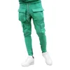 Męskie spodnie Weatpants Hip Hop Joggers Cargo Pant Men Casual Spodnie Czarne pomarańczowe chude spodnie Siłowniki Streetwear Pantalones Hombre 220816