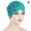 Beanie/Kafatası Kapakları 2022 Moda Kadınlar Çiçek Türban Kapak Düz Renk Müslüman başörtüsü Bonnet İç Hijabs Arap Head Sargılar Şapka Hijib Davi22