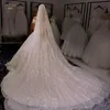 Başlıklar v101 ışıltılı peçe düğün 5 metre uzunluğunda gelin perdeleri şampanya renk gümüş parlak perdeler
