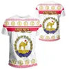 Tessffel Africa Paese Eritrea Leone Colorato Retro 3DPrint Uomo Donna Estate Casual Divertente Maniche corte T-Shirt Streetwear A4 220623