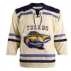 MThr 2020 Toledo Walleye Hockey Jersey Broderie Cousue Personnalisez n'importe quel nombre et nom Jerseys
