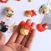Tecknad 3D Creative Little Witch Ponyo Magnetic Stickers Söta hemdekorationsmagneter