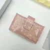 Dropship Lady Mini Cute Mode Patent Leather Card Bags Card Holder With Box 5-Layer Pouch 10 5 6 3CM254V