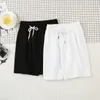 Jodimitty White Shorts Men Японский стиль полиэфирный спорт для повседневной летней эластичной талии Solid 220621