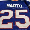 C26 Nik1 Винтаж Джейк Марто Колорадо Eagles Game Jerseys Blue 100% Вышивка Хоккей Джерси Пользовательский Любое число и имя