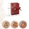 5pcs Book Shape Candy es Creative Paper Bags DIY Gift for Christmas Wedding Birthday Party Decorations Box with Ribbon 220705