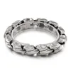 15mm 8.26 pouces lourd coulée d'argent en acier inoxydable Dragon os lien chaîne Bracelet Bracelet haute poli hommes cadeaux