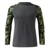 T-shirts masculinos blusa superior para homem camuflagem esportiva impressa moda short short slim slim fitmen's