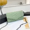 Varumärkesdesigner axelväska för kvinnor kedja crossbody väskor handväska handväska mynthållare hög kvalitet geometriska handväskor pläd kedja