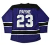 Darr Retro Martin Payne Morris Brown College Hockey Jersey Custom Any Number and Name