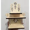 Hamsa farfalla Hamsa Luna Molcola per parete in legno Porta di cristallo Porta Exssical Olio Scaffali per decorazioni per la casa Organizzatore 2203183719008