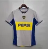 97 98 Boca Juniors Retro 1981 Soccer jerseys Maradona Roman Gago 99 voetbalshirt Classic 2001 2002 2005 Camiseta Futbol Vintage 81 Riquelme