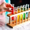 Test Tube Cocktail Glass Set с бесплатной стойкой Bar Bar Ktv Night Club Home Party Sceles Dypsy Holder Cup Cup