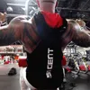 Men Tank Tops Gyms Clothing Fitness Sleeveless hoodies Vests Cotton Singlets Muscle Men Joggers vest Bodybuilding Clothing 220527