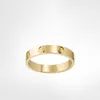 Love Screw Band Ring Classico Fashion Designer Design Gioielli in acciaio al titanio Uomo Promessa Fedi nuziali da donna