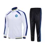 S.S.C. Napoli Men's Tracksuits adult Kids Size 22# to 3XL outdoor sports suit jacket long sleeve leisure sports suit