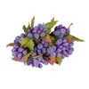 Couronnes de fleurs décoratives 6/8/10/12/50/70 / 90pcs Mix Purple Flower Cherry Stamen Berries Bundle DIY Gâteau De Mariage De Noël Boîte Cadeau Décor