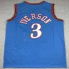 College Basketball Wears Vintage Allen 3 iverson Jersey Kevin 21 Garnett Basketball Jerseys John 12 Stockton Karl Reggie Malone Miller stitched