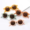 Cute Children s Sunglasses Adult Designer Small Round Cartoon Infant Baby Sun Glasses Eyewear for boy Kids 9 Color Outdoor 220705