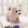 Marche aboiement mignon chiot chien jouet avec contrôle de batterie Halloween cadeau d'anniversaire pour garçons filles Kawaii électronique jouets en peluche