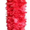 1m 10 colori Wisteria artificiale Orchideo Cattleya Orchids Flower Strings Vines for Wedding Party Pups Centes