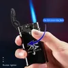 Portable Unusual Torch Lighters Open Flame Grinding Wheel Lighter Windproof Cigar Butane Gas Lighter