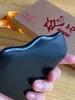 Black Bian Stone Gua Sha Nieuwe vorm Gezichtsschrapen Massagehulpmiddelen voor gezicht en lichaam Anti-aging schoonheidstherapie Guasha Board