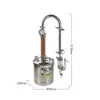 ZZKD Restaurent Equipments & Supplies 5.8Gal Hydrosol Essential Oil Distiller Home Extractor Distillation Device 22L