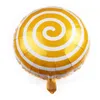 2022 nuovi palloncini foil stile lecca-lecca a forma rotonda 18 pollici super carini per bambini decorazione festa di compleanno palloncino ballon all'ingrosso in vendita