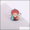 PinsBroches Jóias Japonês S Manga Jujutsu Kaisen Esmalte Lapela Pin Badge Pins Chapéus Mochila Decoração Accessor Dhcv66782597