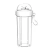 Double Sippy Drink Cup Creative Lovers Bouteille d'eau Tumbler Caneca Sports Tumbler Tasse Double-tube Ouverture Design Keepcup GWB15332