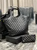 Luxurys designer shoppingväska stor kapacitet axlar väska koppling 698651 tote