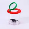 Wholesale Garden Supplies 200pcs/lot Bug Box Magnify Insects Viewer box 2 Lens 4x Magnification Magnifier Childs Kids Toy Entomologists Children