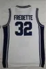 NCAA Brigham Young Cougars College Basketball 32 Jimmer Fredette Jerseys Équipe universitaire Bleu marine Extérieur Blanc Broderie et couture Respirant pour les fans de sport