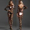 Lingerie Nightwear Vücut Stocking Seksi Bodysuit Crotchless Porno Kadın Giyim iç çamaşırı Nightgown Fishnet Sweet Seks Ürünleri7887765