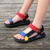 Sommarbarn Fashion Boy Girls Outdoor Beach Shoes Kids Nonslip Footwear Sandals 220705