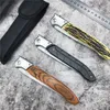 Coltello pieghevole russo con tacco alto Coltello da caccia per difesa esterna in acciaio inossidabile 420 Campeggio Sopravvivenza nella giungla Tasca automatica automatica EDC