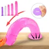Dildo Penis Soft Jelly Erotik Strap-on für Anal Butt Plug Realistische Starke Saugnapf Masturbator sexy Spielzeug Spielzeug Erwachsene