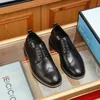 Lederen luxe Casual veterhandgemaakt Handgemaakte Brock Comfortabele buiten dating jurk Men S schoenen een schoen