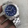 Stile Hohe Qualität Uhren Männer Nummer Marker 1884 Uhr Blau Seawolf Automatische Mechanische Edelstahl Avenger Herren Armbanduhren