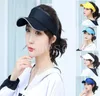 Sports Empty Top Hats Sun Hats for Women Visor Hat Tennis Baseball Adult Girl Caps Outdoor Cap Running Adjustable de297