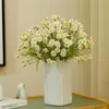 Una flor de imitación larga, Mini crisantemo de primavera con múltiples horquillas, simulación de margaritas, flores artificiales decorativas para el hogar y la boda