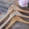 Hangers & Racks Custom Wedding Dress Personalized Bride Bridesmaid Gift For The Couple Her Matron Maid Of Honor Engraved Wood