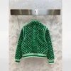 Giacche da donna Designer di passerella Modello di lettera da donna Giacca bomber a maniche lunghe Bottone moda Patchwork Cappotto allentato Giacca moncler street wear