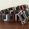 Genuine Leather Belt Men Width 38cm Fashion Designer Belts Mens Black Buckle Letter Waistband Cintura Ceintures F Belt For Women 4269110